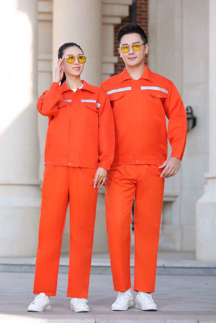 長袖滌棉工作服定做